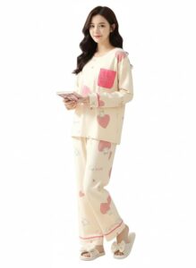 PYJAMA SET - RND NECK-CH