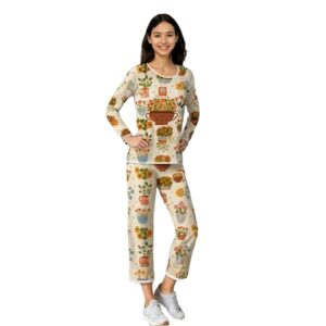 PYJAMA SET - RND NECK-CH