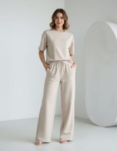 PYJAMA SET - RND NECK-CH