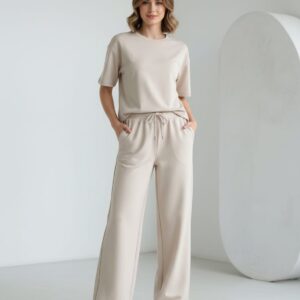 PYJAMA SET - RND NECK-CH