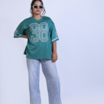 Oversize Sports Tee Green