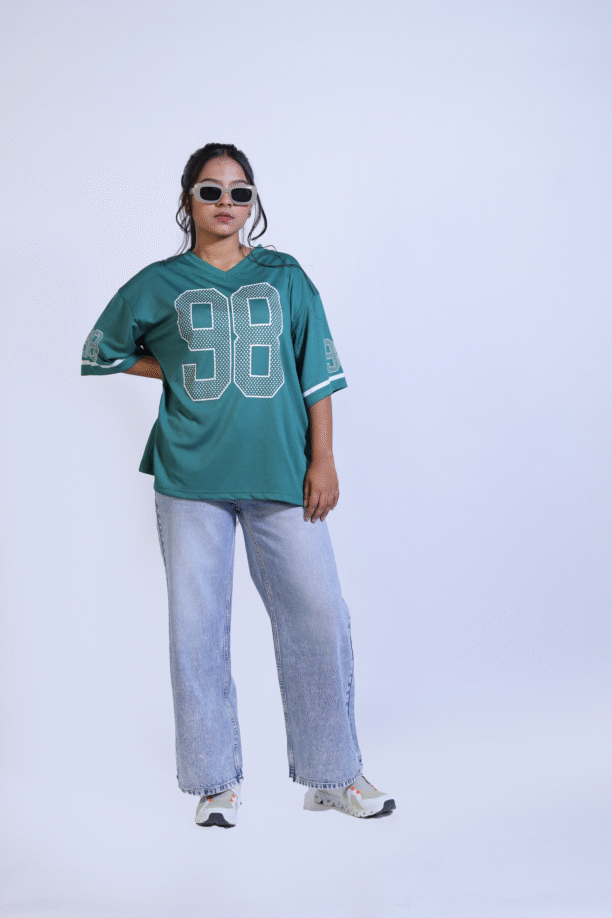 Oversize Sports Tee Green